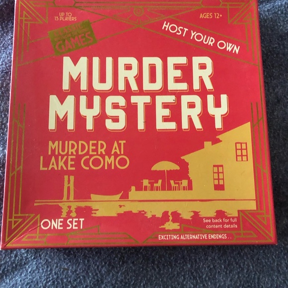 RMC International Other - Murder Mystery Game - Murder at Lake Como
